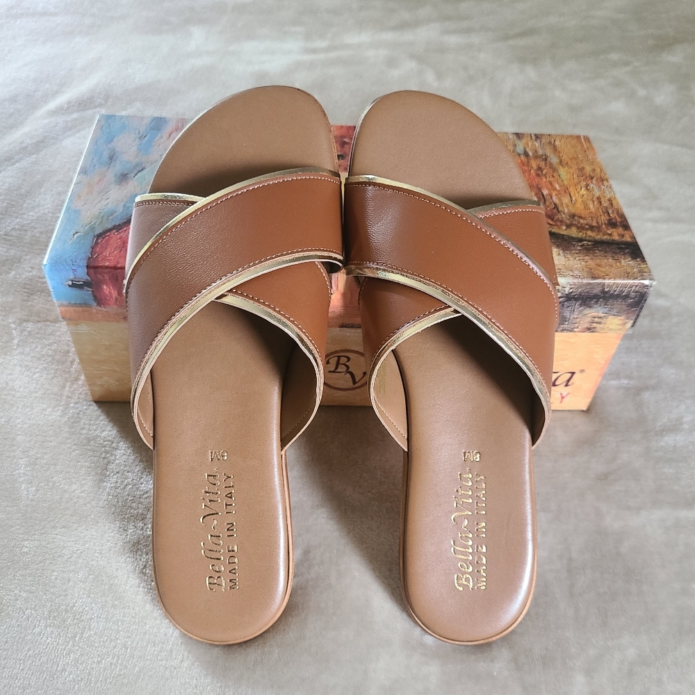 NIB Bella Vita slide sandals